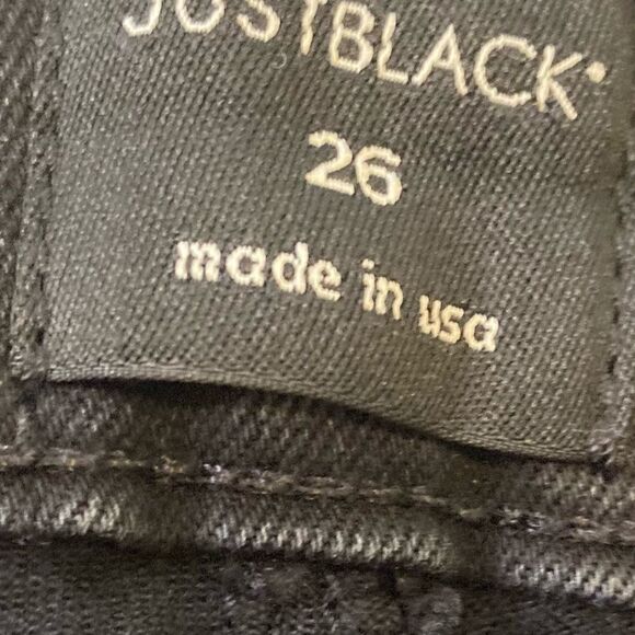 Just Black Stonewash black jeans Size 26 - Picture 3 of 6